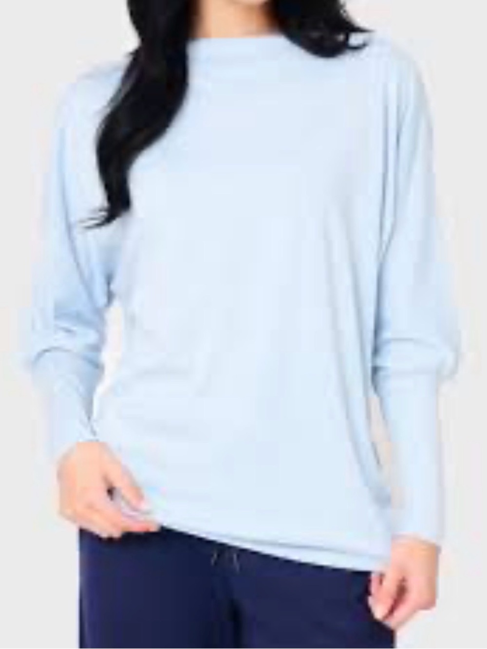 Light Blue Long Sleeve Women's Tee